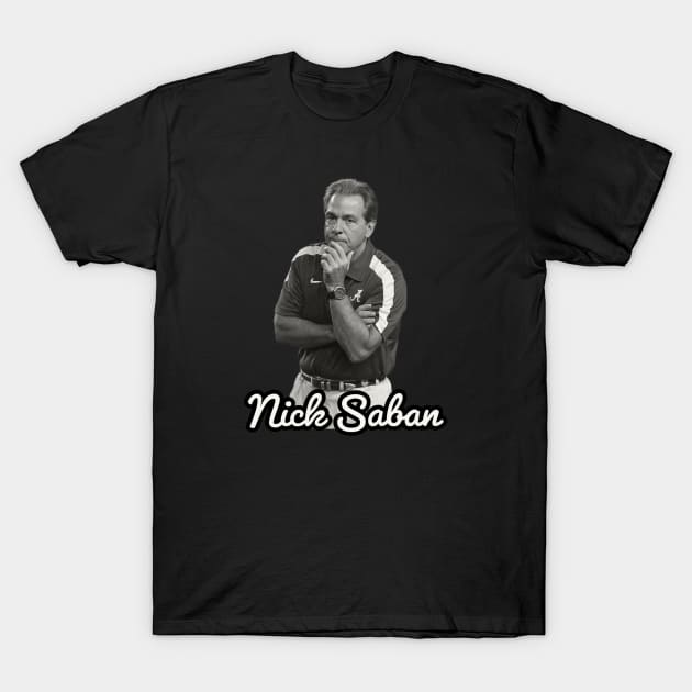 Nick Saban / 1951 T-Shirt by Nakscil